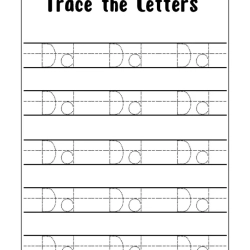 Alphabet Tracing Worksheet Printables Download
