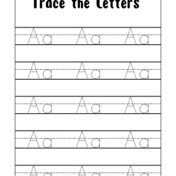 Alphabet Tracing Worksheet Worksheets Free