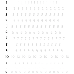 Handwriting Tracing For Grade 3 Worksheet