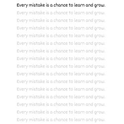 Handwriting Tracing For Kids Worksheet