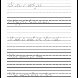 Handwriting Tracing Worksheet 074