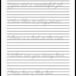 Handwriting Tracing Worksheet 075