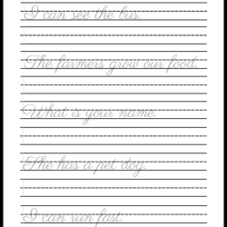 Handwriting Tracing Worksheet 076