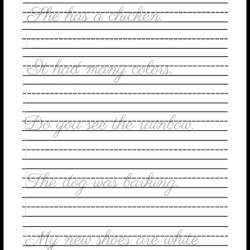 Handwriting Tracing Worksheet 078