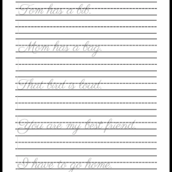 Handwriting Tracing Worksheet 079
