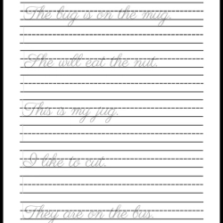 Handwriting Tracing Worksheet 081