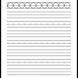 Handwriting Tracing Worksheet 086