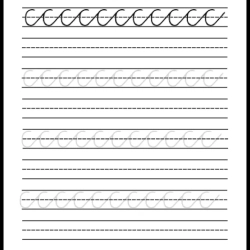 Handwriting Tracing Worksheet 094