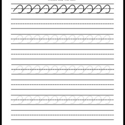 Handwriting Tracing Worksheet 095