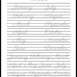 Handwriting Tracing Worksheet 1st Grade Free Worksheets