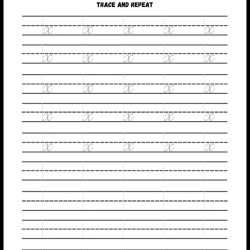 Handwriting Tracing Worksheet 4th Grade Worksheets