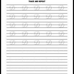 Handwriting Tracing Worksheet Downloads