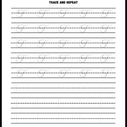 Handwriting Tracing Worksheet For 6th Grade