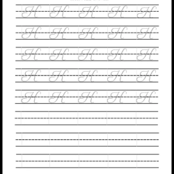 Handwriting Tracing Worksheet For Grade 1