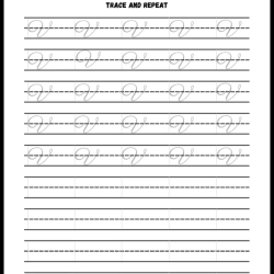 Handwriting Tracing Worksheet For Toddlers