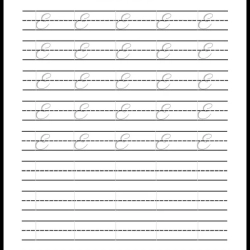 Handwriting Tracing Worksheet Free Downloads
