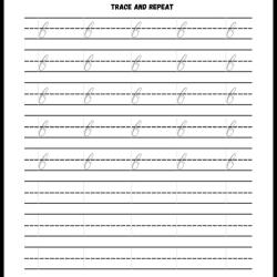 Handwriting Tracing Worksheet Free Printables