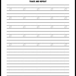Handwriting Tracing Worksheet Grade 1 Printables