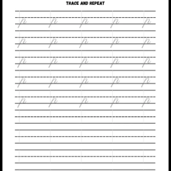 Handwriting Tracing Worksheet Grade 2 Printables