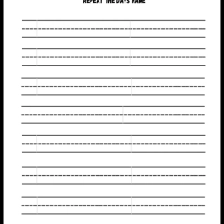 Handwriting Tracing Worksheet Grade 4 Free Printables