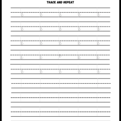 Handwriting Tracing Worksheet Grade 4 Printables
