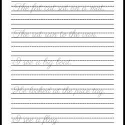 Handwriting Tracing Worksheet Kids Free Worksheets
