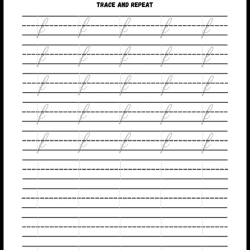 Handwriting Tracing Worksheet Kids Worksheets