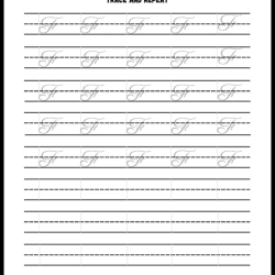 Handwriting Tracing Worksheet Pdf File