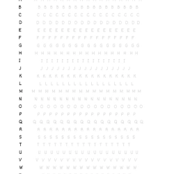 Handwriting Tracing Worksheet