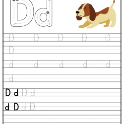 Printable Alphabet Trace Worksheet Downloads
