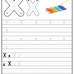Printable Alphabet Trace Worksheet Easy