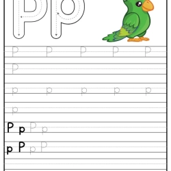 Printable Alphabet Trace Worksheet For 4th Grade