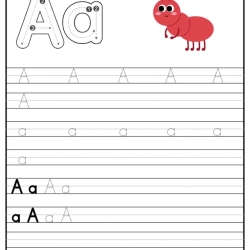 Printable Alphabet Trace Worksheet Worksheets