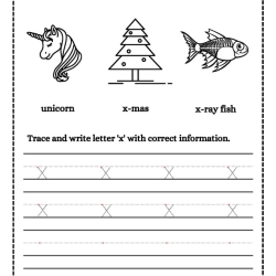 Trace And Write Letter 1st Grade Worksheet