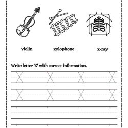 Trace And Write Letter 2nd Grade Worksheet