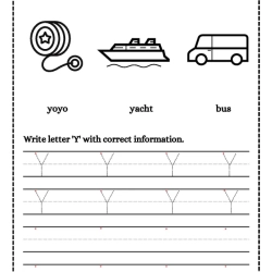 Trace And Write Letter 4th Grade Worksheet