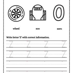 Trace And Write Letter 6th Grade Worksheet
