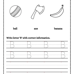 Trace And Write Letter Download Worksheet