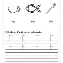 Trace And Write Letter For 2nd Grade Worksheet