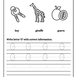 Trace And Write Letter For 3rd Grade Worksheet