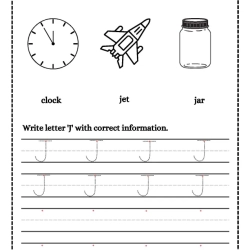 Trace And Write Letter For 6th Grade Worksheet