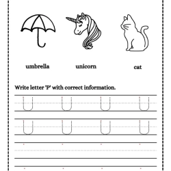 Trace And Write Letter Grade 2 Printable Worksheet