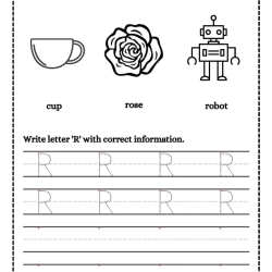 Trace And Write Letter Grade 2 Worksheet