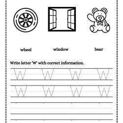 Trace And Write Letter Grade 6 Printable Worksheet