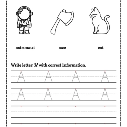 Trace And Write Letter Printable Worksheet