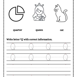Trace And Write Letter Toddlers Worksheet