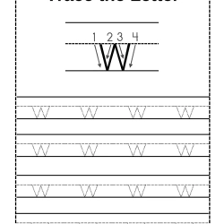 Trace Letter Worksheet 2nd Grade Free Worksheets