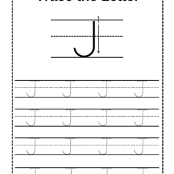Trace Letter Worksheet Free Printables