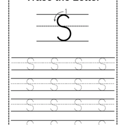 Trace Letter Worksheet Grade 1 Free Worksheets