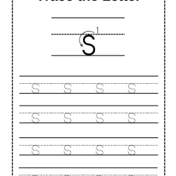 Trace Letter Worksheet Grade 2 Free Worksheets